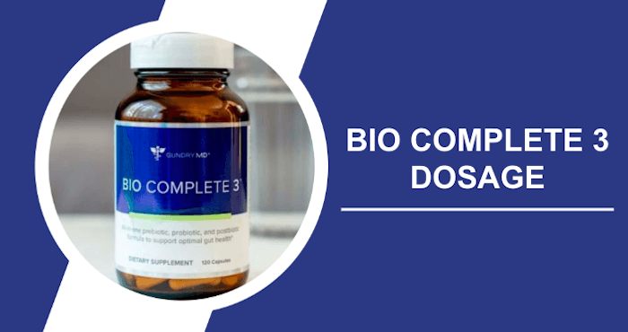 BioComplete 3 Dosage