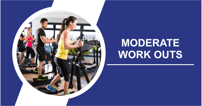 Moderate Work outs elliptical image