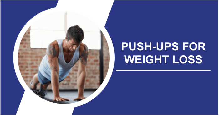 Push ups for weight loss title image