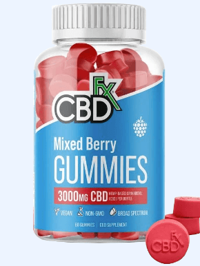 CBDFx CBD Gummies For Kids Image Table