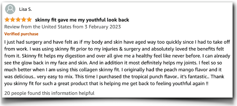 Skinnyfit Reviews Experience amazon