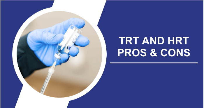 TRT HRT pros and cons image